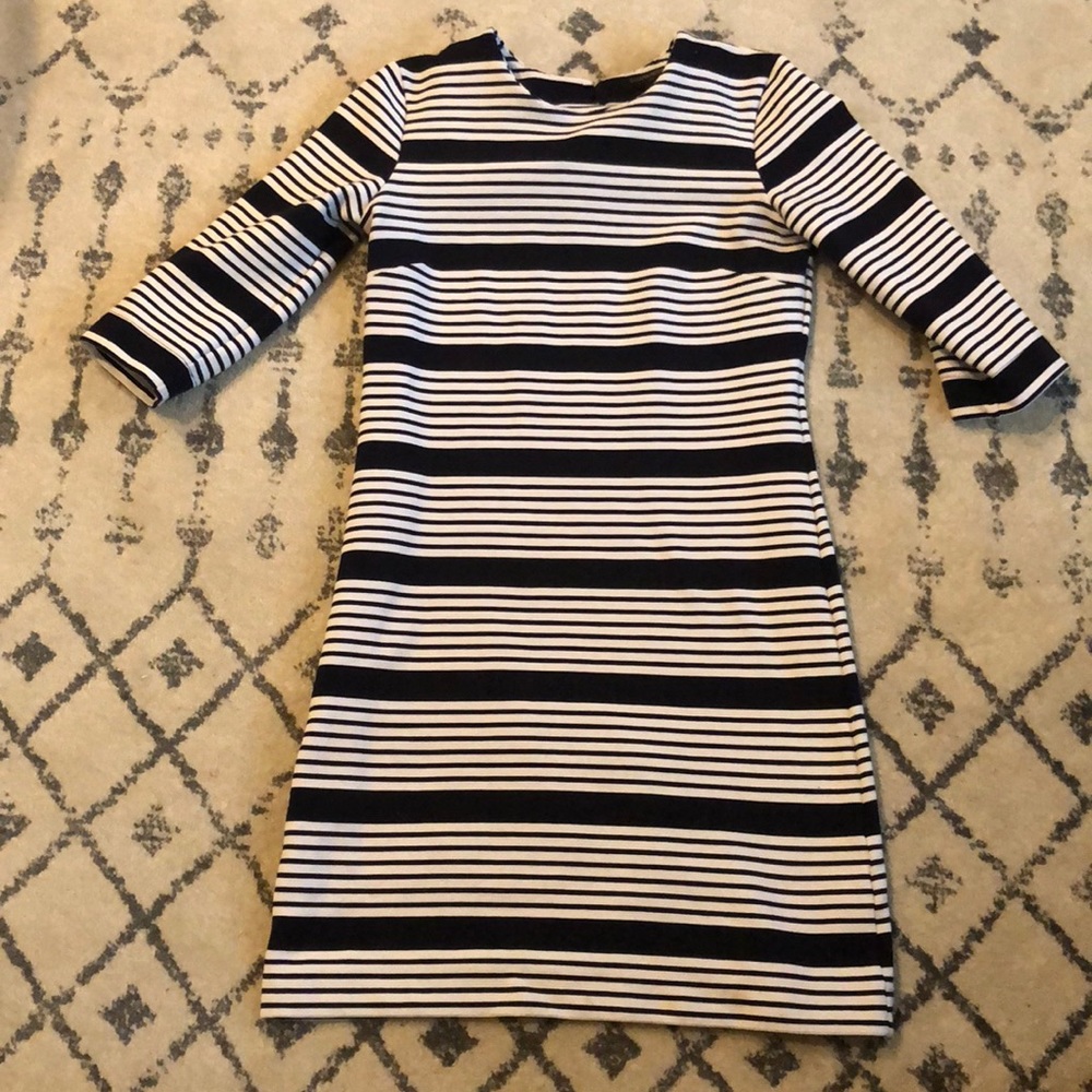 Banana Republic striped shift dress
